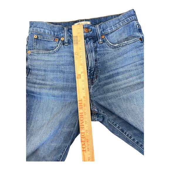 Madewell Perfect Vintage Crop Jeans Women’s 27 High Rise Light Wash Distressed - Picture 8 of 9